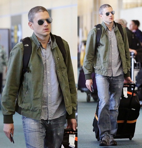 VJBrendan.com: Wentworth Miller Catching a Flight in Vancouver, Canada.