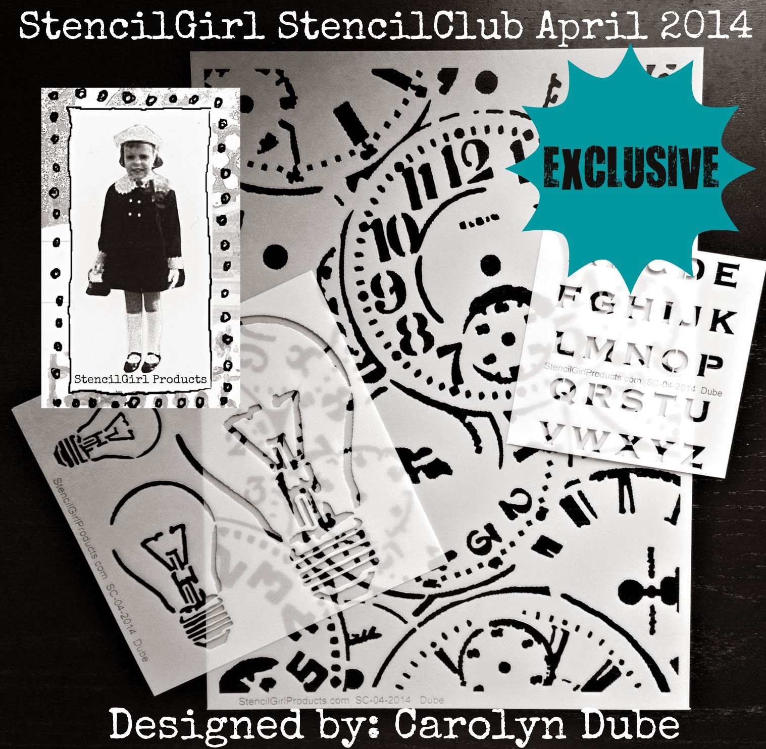 StencilGirl Talk StencilGirl Reveal April 2014