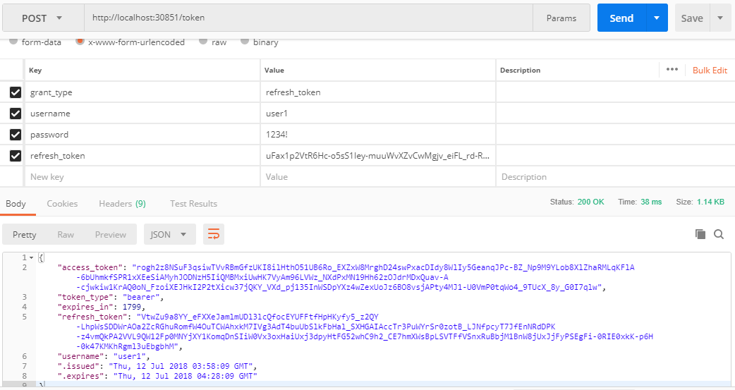 Securing Web API with user authentication and token authorization using ...