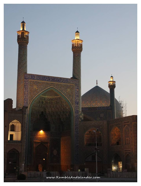Iran: Praying at Masjid Imam Mosque Esfahan - Ramble and Wander