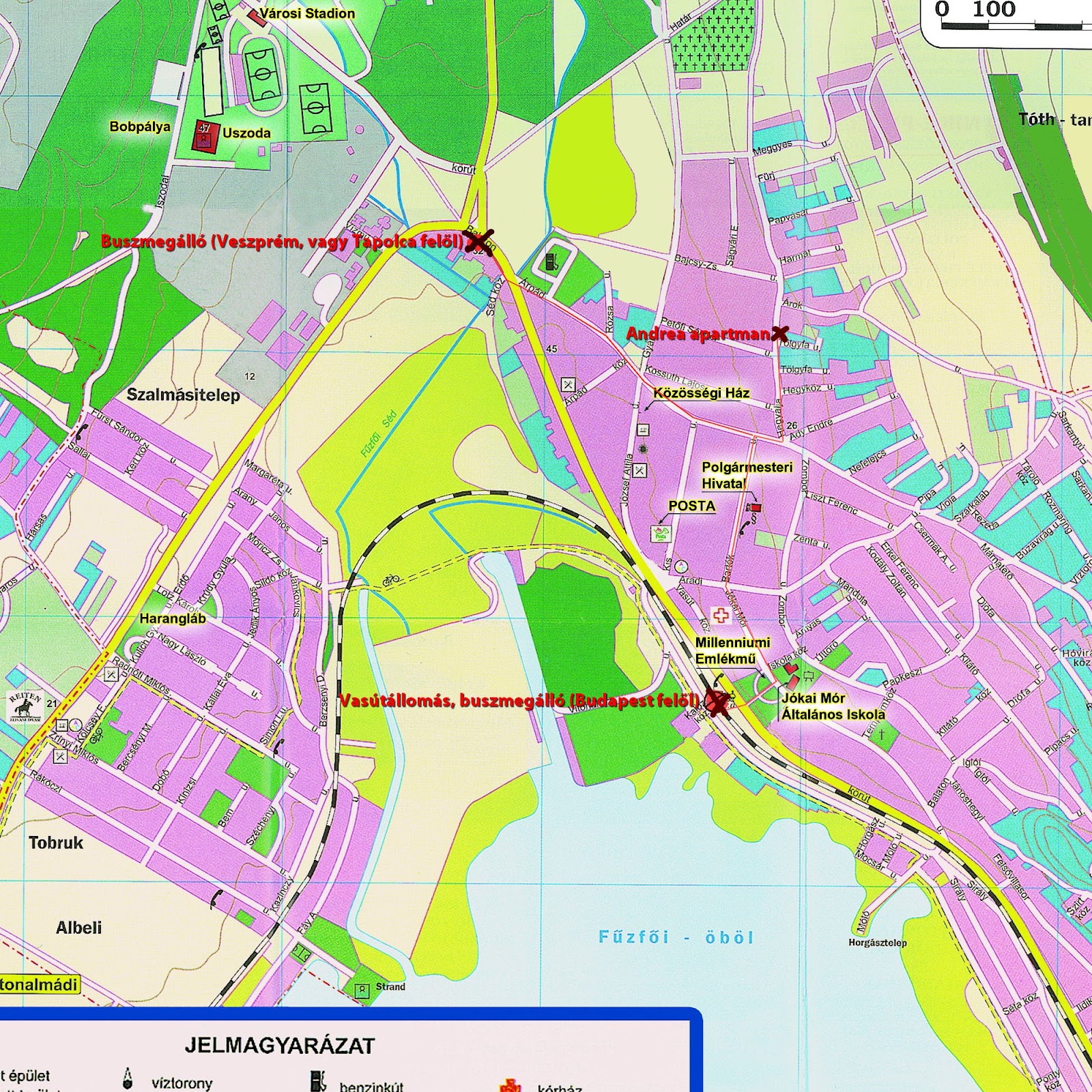 balatonfűzfő térkép Andrea apartman   nyaralás, nyugalomBalaton :): Elérhetőségek  balatonfűzfő térkép