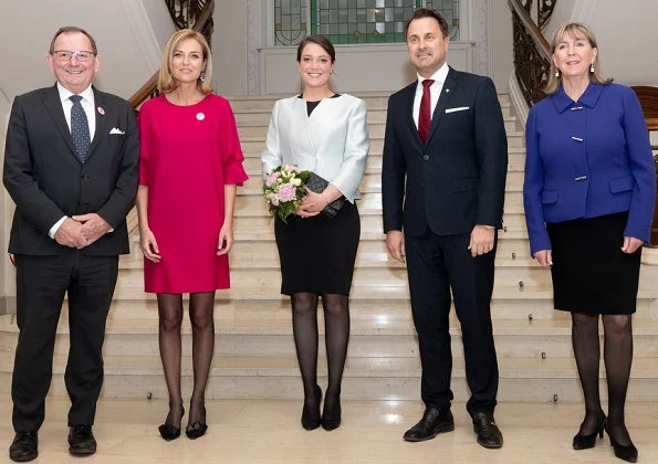 Luxembourg Constitution and the democratic process in the Grand Duchy. Princess Alexandra of Luxembourg wore Elie Saab jacket