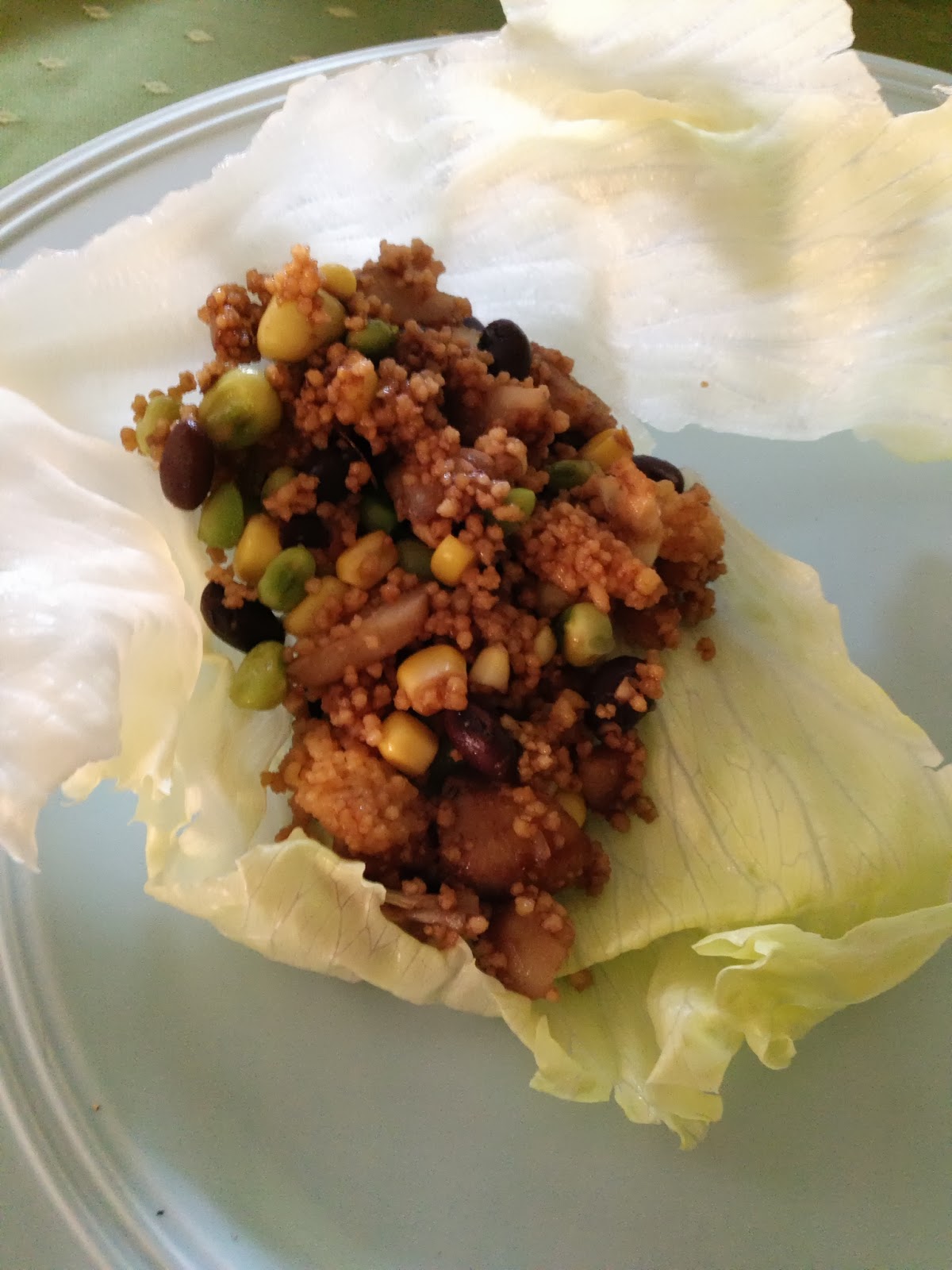 The Tasty Table Couscous Lettuce Wraps