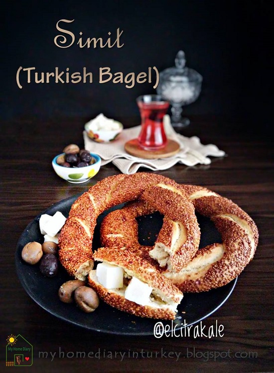 Citra's Home Diary Simit / Turkish bagel, making at home