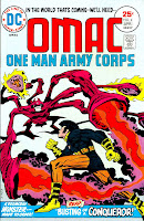 Omac v1 #4 dc bronze age comic book cover art by Jack Kirby