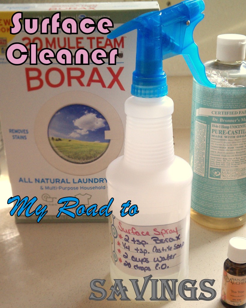 Learning the Ropes...One Recipe at a Time Homemade Surface Cleaner