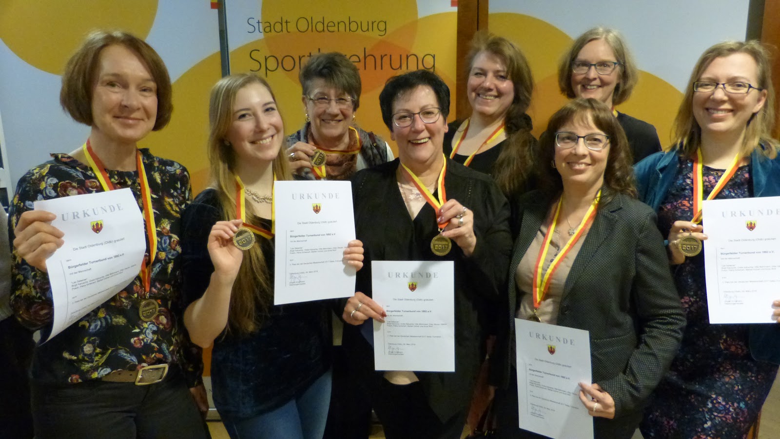 Yoga Tanz Projekt Sportlerehrung der Stadt Oldenburg