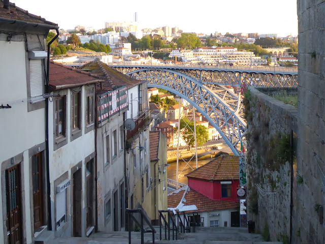 Vue sur le Pont Dom Luis Porto Portugal