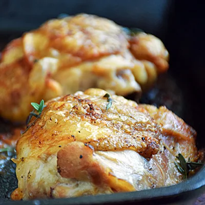 Pan Roasted Chicken Thighs | by Life Tastes Good