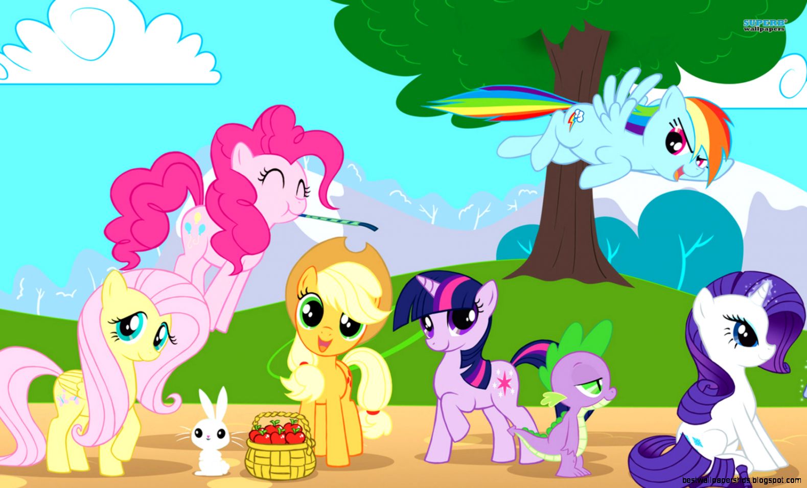 My Little Pony Friendship Is Magic HD Background Image for Desktop