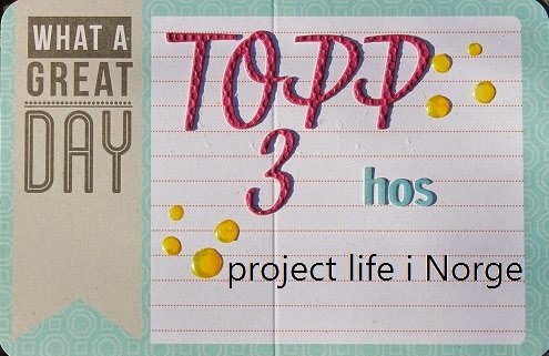 Project Life Norge Topp 3