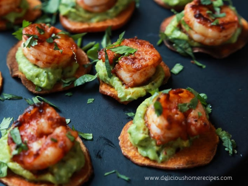 Cajun Shrimp Guacamole Bites Cajun Shrimp Guacamole Bites