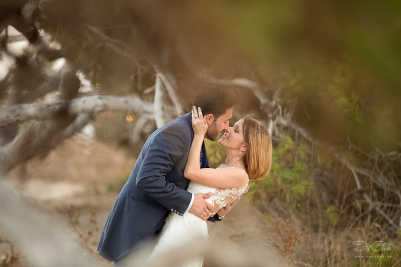 pareja de novios naturaleza