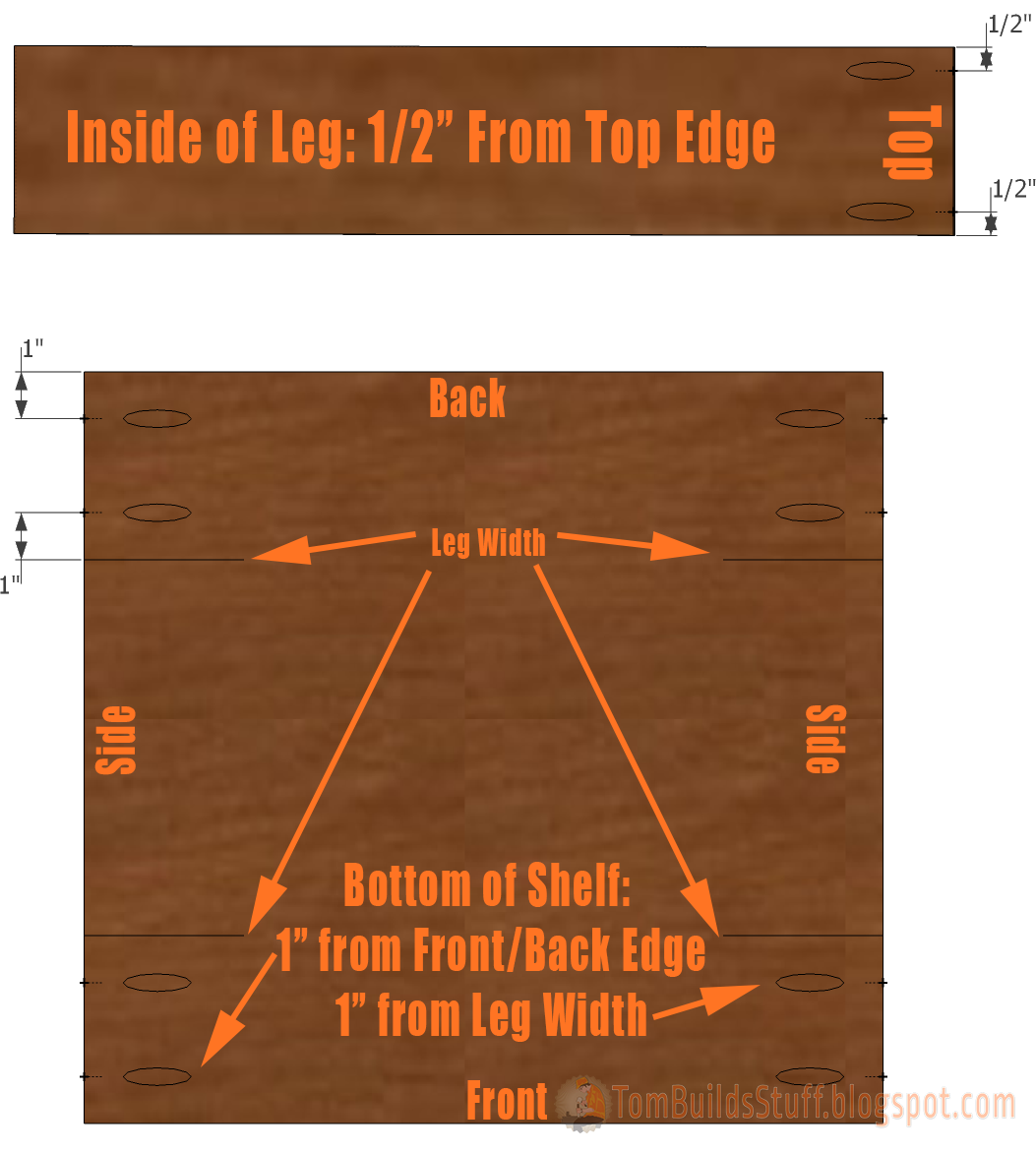 Easy Simple Plywood Nightstand Plans