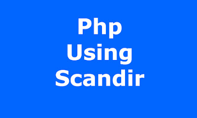 php using scandir