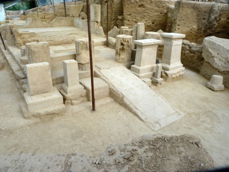 Κατάλοιπα ελαιοτριβείων στην αρχαία Θουρία Μεσσηνίας Κατάλοιπα ελαιοτριβείων στην αρχαία Θουρία Μεσσηνίας