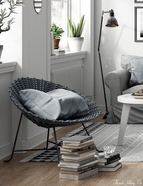 Scandinavian interior means sophistication and elegance
