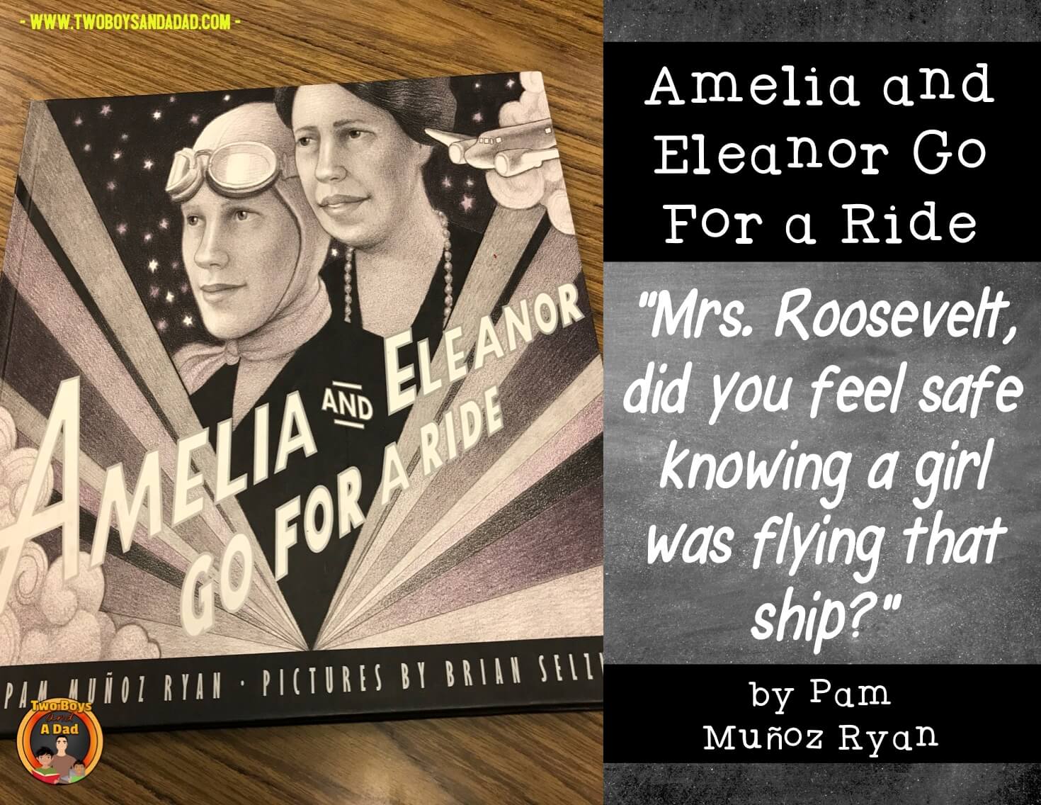 Amelia Earhart and Eleanor Roosevelt