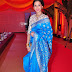 Fashion Designer Shilpa Reddy Photos In Blue Saree