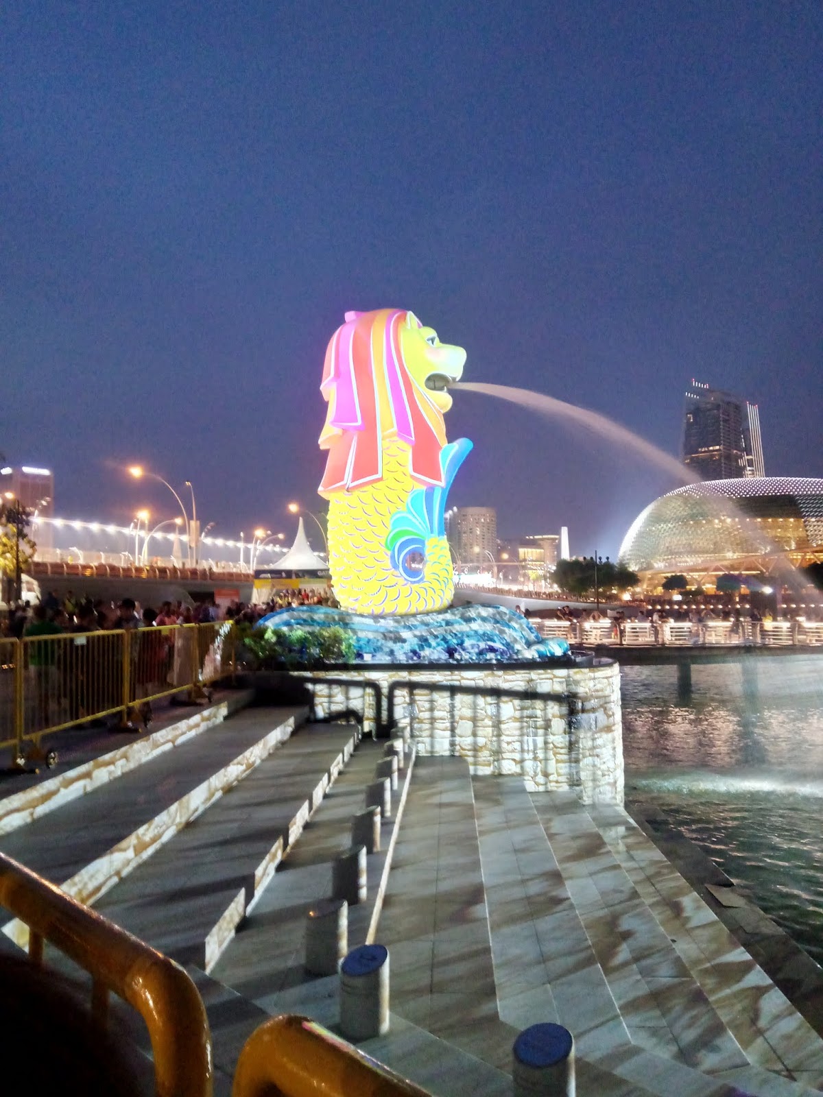 Merlion statues Singapore Merlion Park Around Pune....Just Enjoy