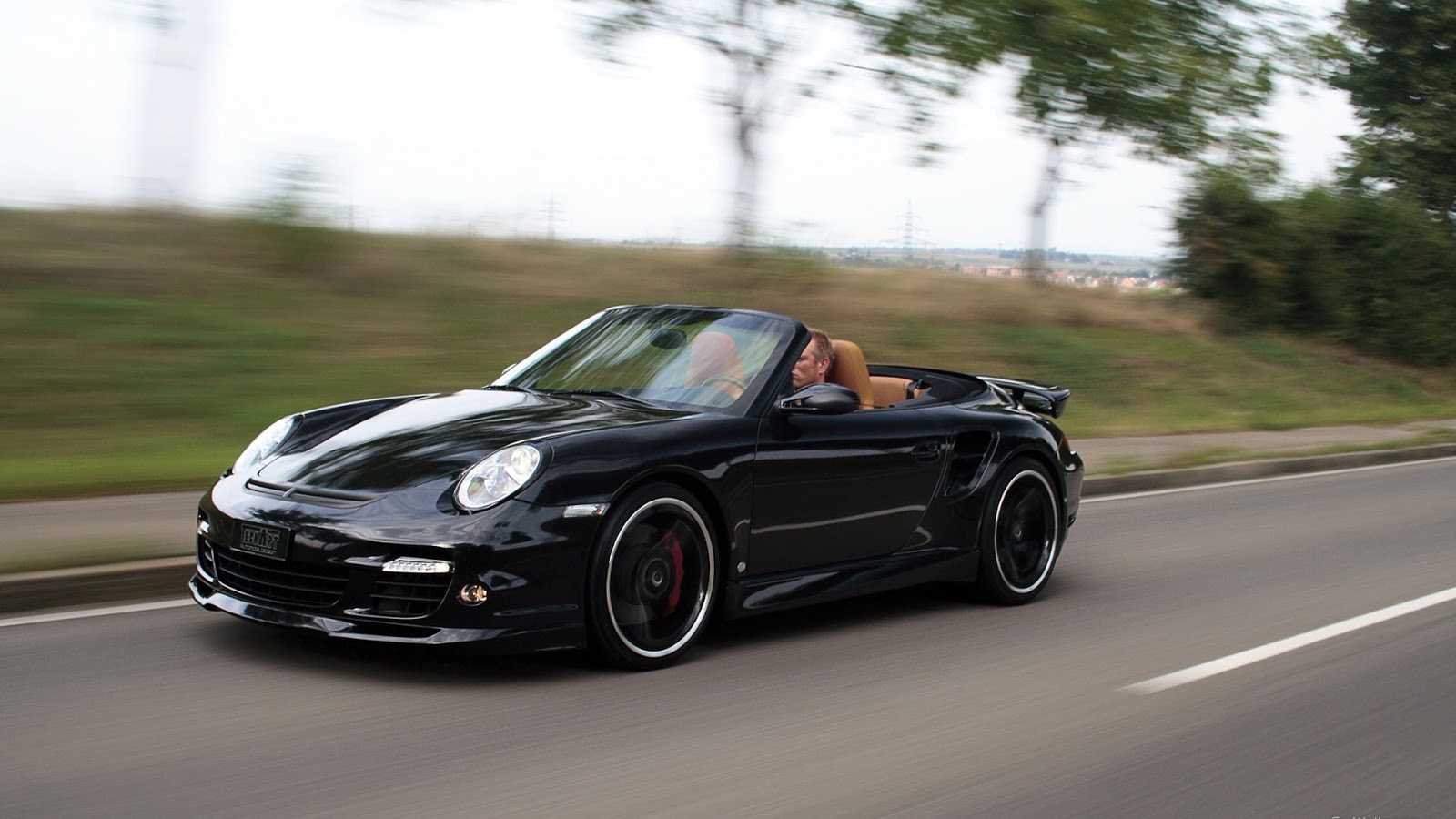Auto Galeria Czarne Porsche 911 cabrio
