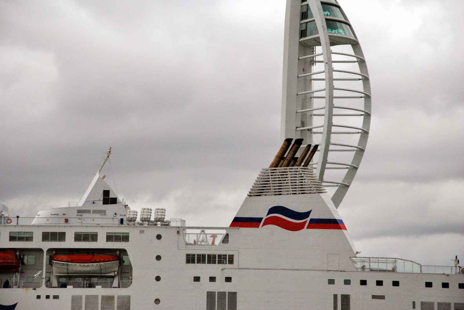 BRITTANY FERRIES MONT ST MICHEL entering Portsmouth