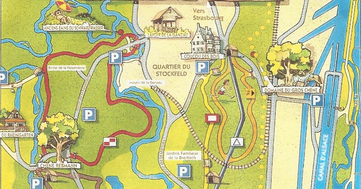 Planète Neuhof: PROMENADE EN FORET DU NEUHOF PLAN ET LEGENDE