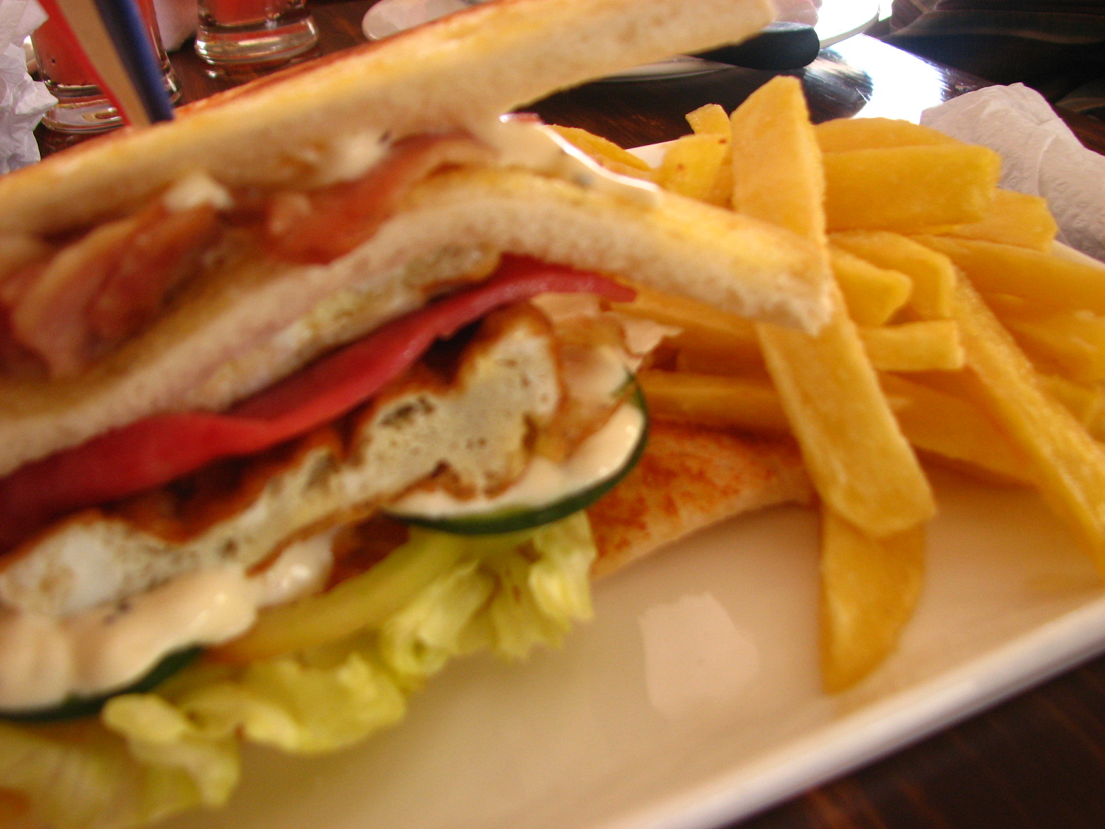 Urdalicious Clubhouse Sandwich Cuisinero Restaurant