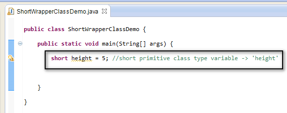 Selenium-By-Arun: 244. Short Wrapper Class