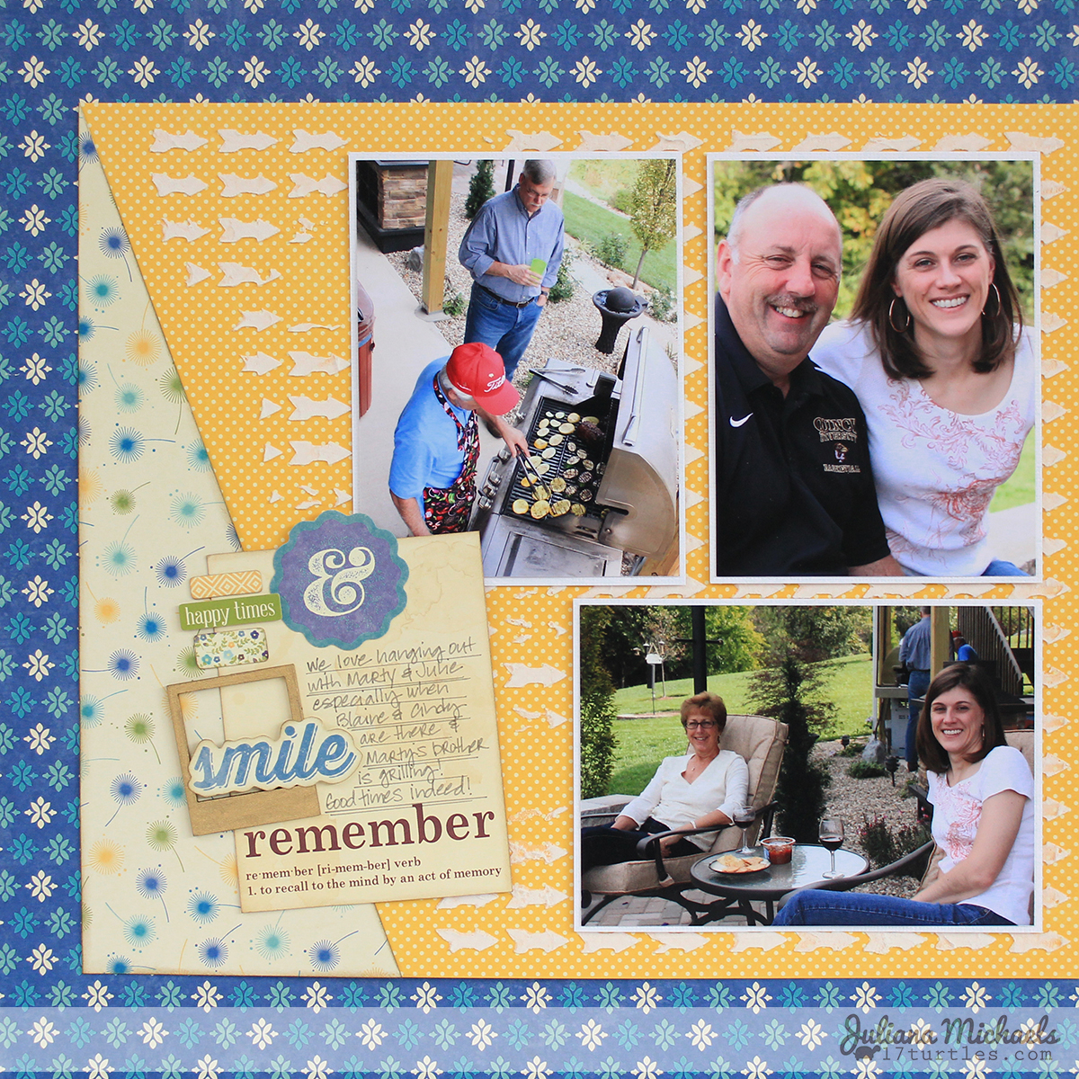 Life Is Better 2 page layout by Juliana Michaels using Jillibean Soup Cold Avocado Soup
