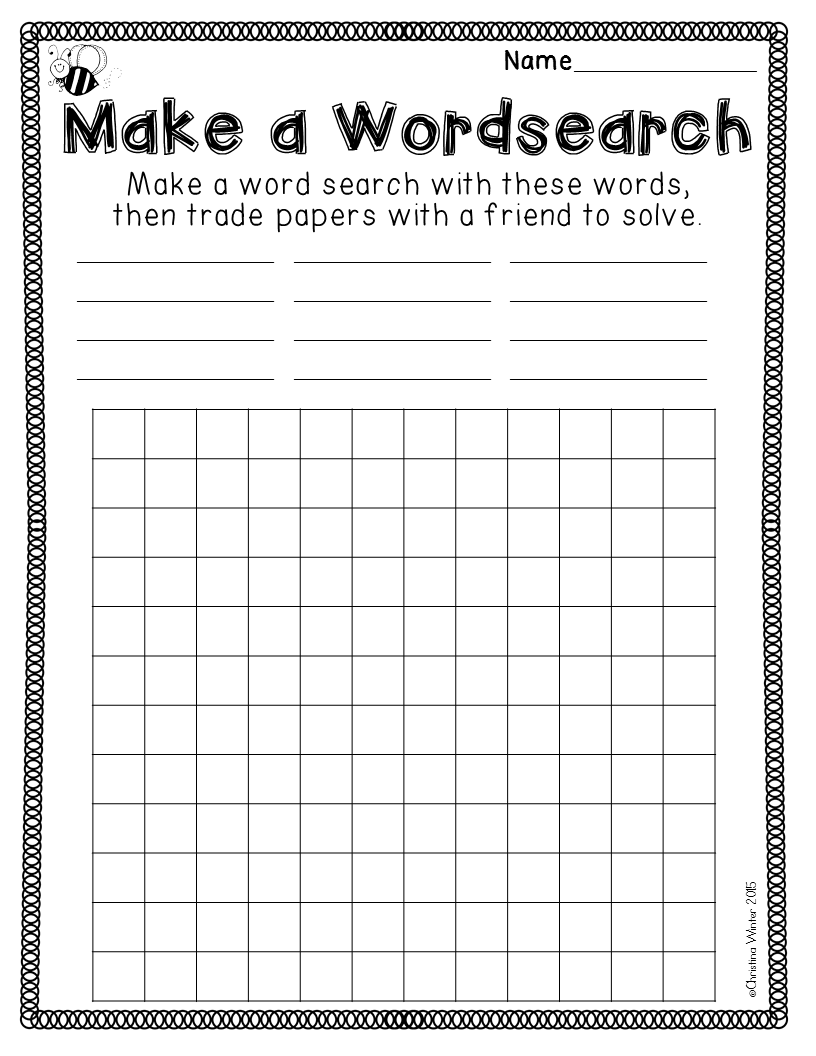 Spelling Activities {a Freebie} - Mrs. Winter's Bliss