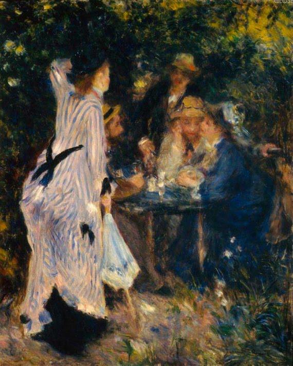 In the Garden, under the Trees of the Moulin de la Galette by Pierre-Auguste Renoir