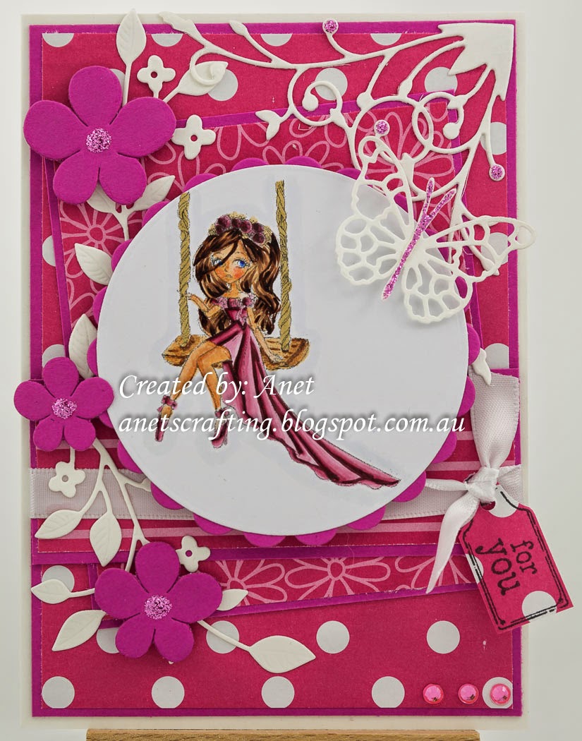 Anet S Crafting Blog Aurora Vine Creative Craft Cottage Challenge