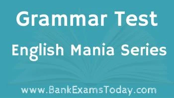 Englush Mania : Grammar Test