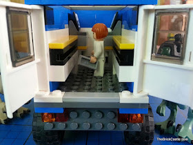 Jurassic World LEGO computers in mobile vet unit 