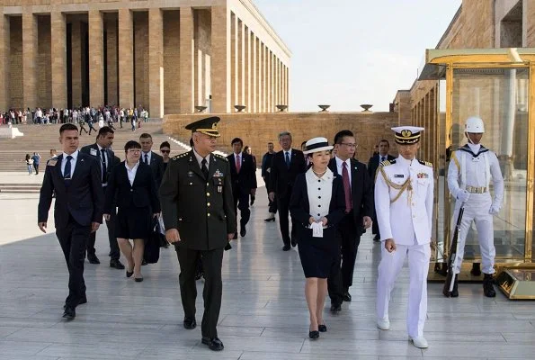 President Recep Tayyip Erdoğan hosted Princess Akiko. Prince Mikasa Foundation at Sakıp Sabancı Museum