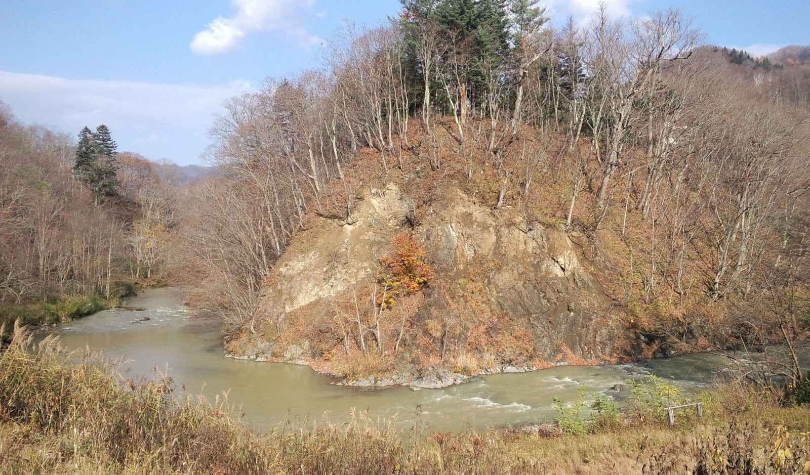 幾春別川そしてカヌー 11月 2013