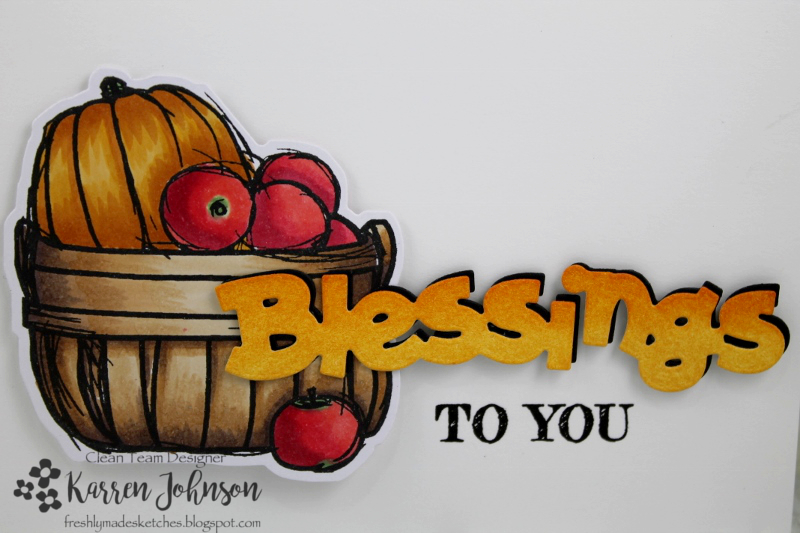 KarrenJ Stamping Stuff Blessings Basket