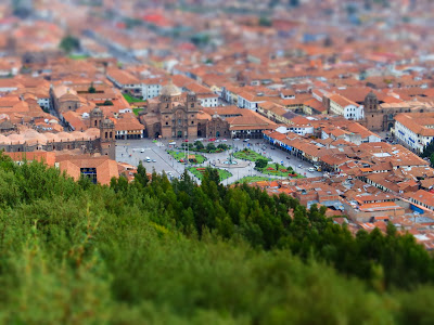 Miniaturized View of Cusco from Sacsayhuman