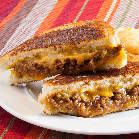 Wonderful World: Sloppy Grilled Cheese Sandwiches