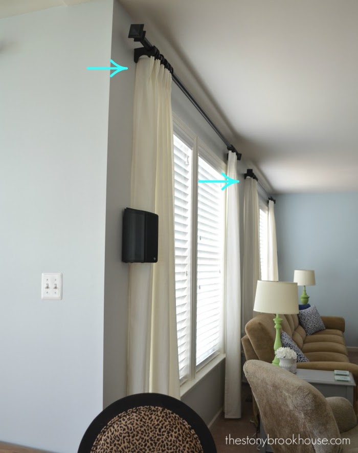 Perfect Pinch Pleat Curtains & How To Make A Curtain Return The