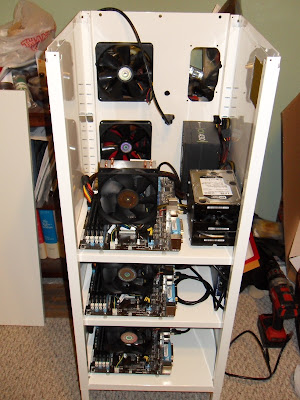 Coyote Ridge Observatory: ClusterF - 24-Core Linux Cluster in a ...
