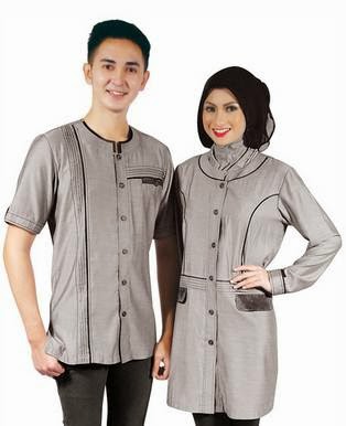 45 Model Baju Muslim Couple Untuk Lebaran Terbaru 2020 