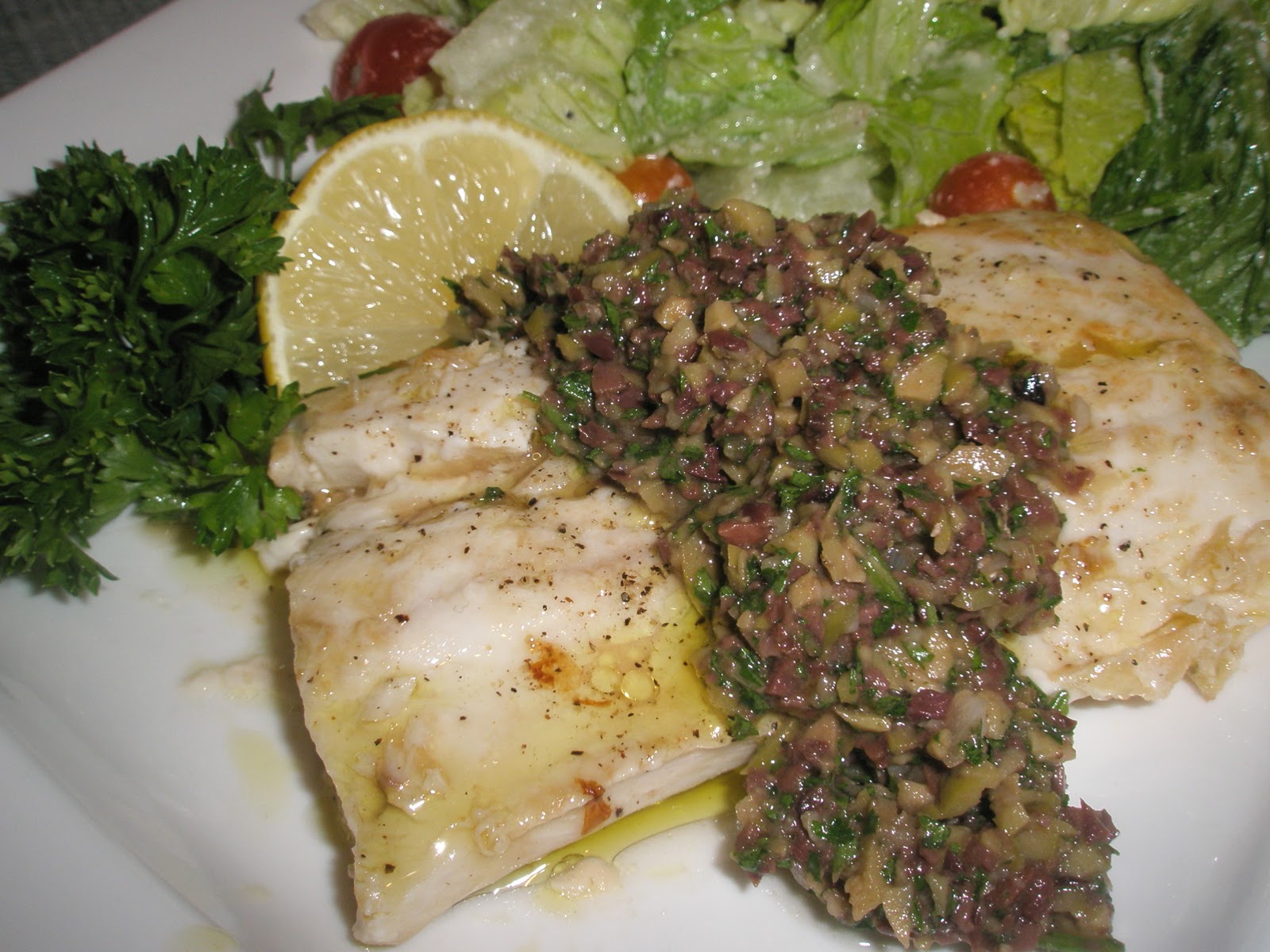 Got it, Cook it Mahi Mahi with Tapenade