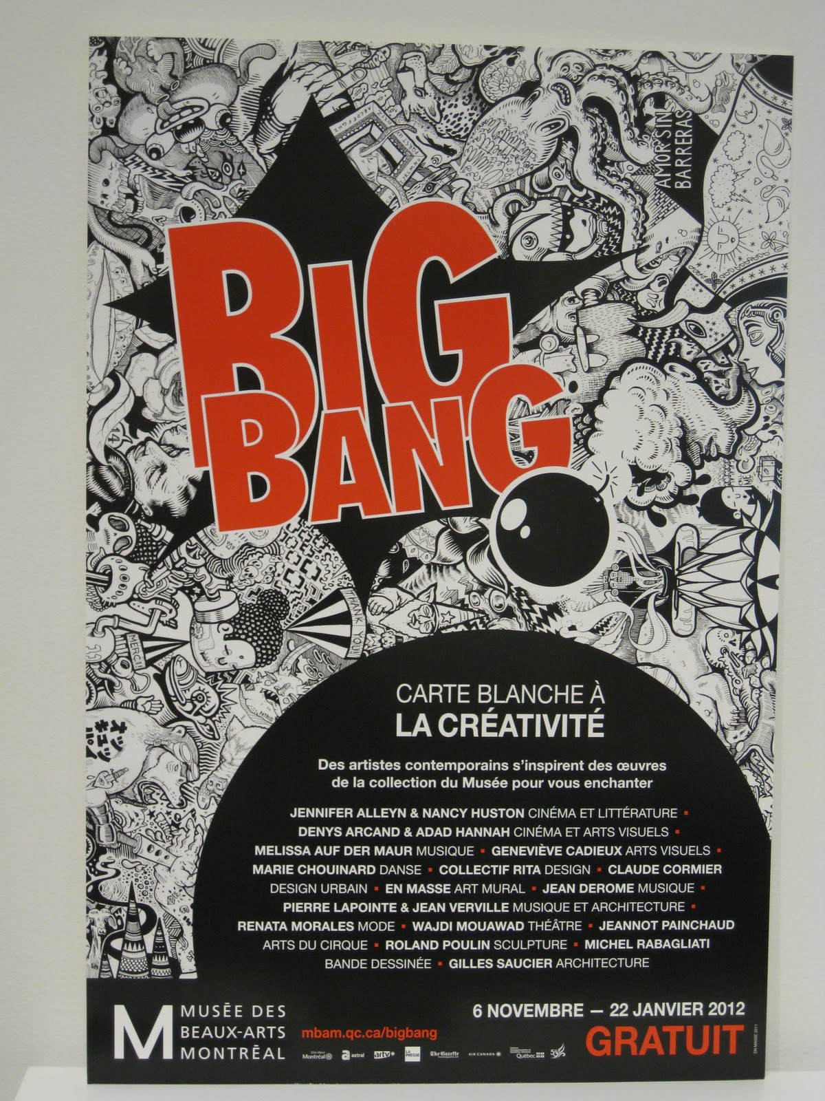 Art Frame MMFA Big Bang