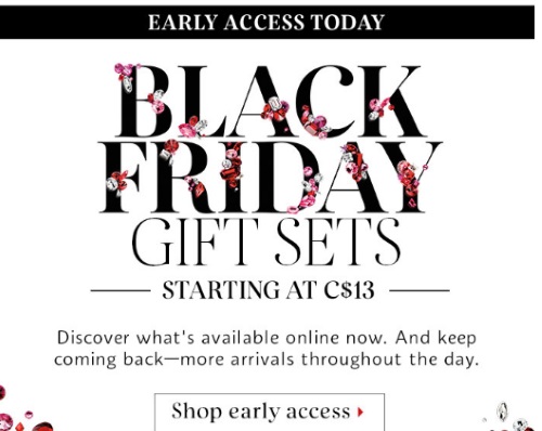 Sephora Black Friday Early Access Gift Sets