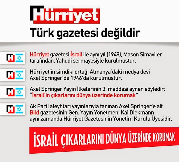 Hürriyet Gazetesi, Türk Gazetesi Değildir!