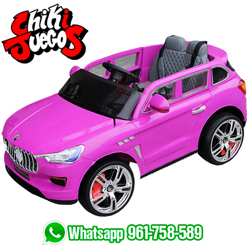 auto a bateria para niña con control remoto