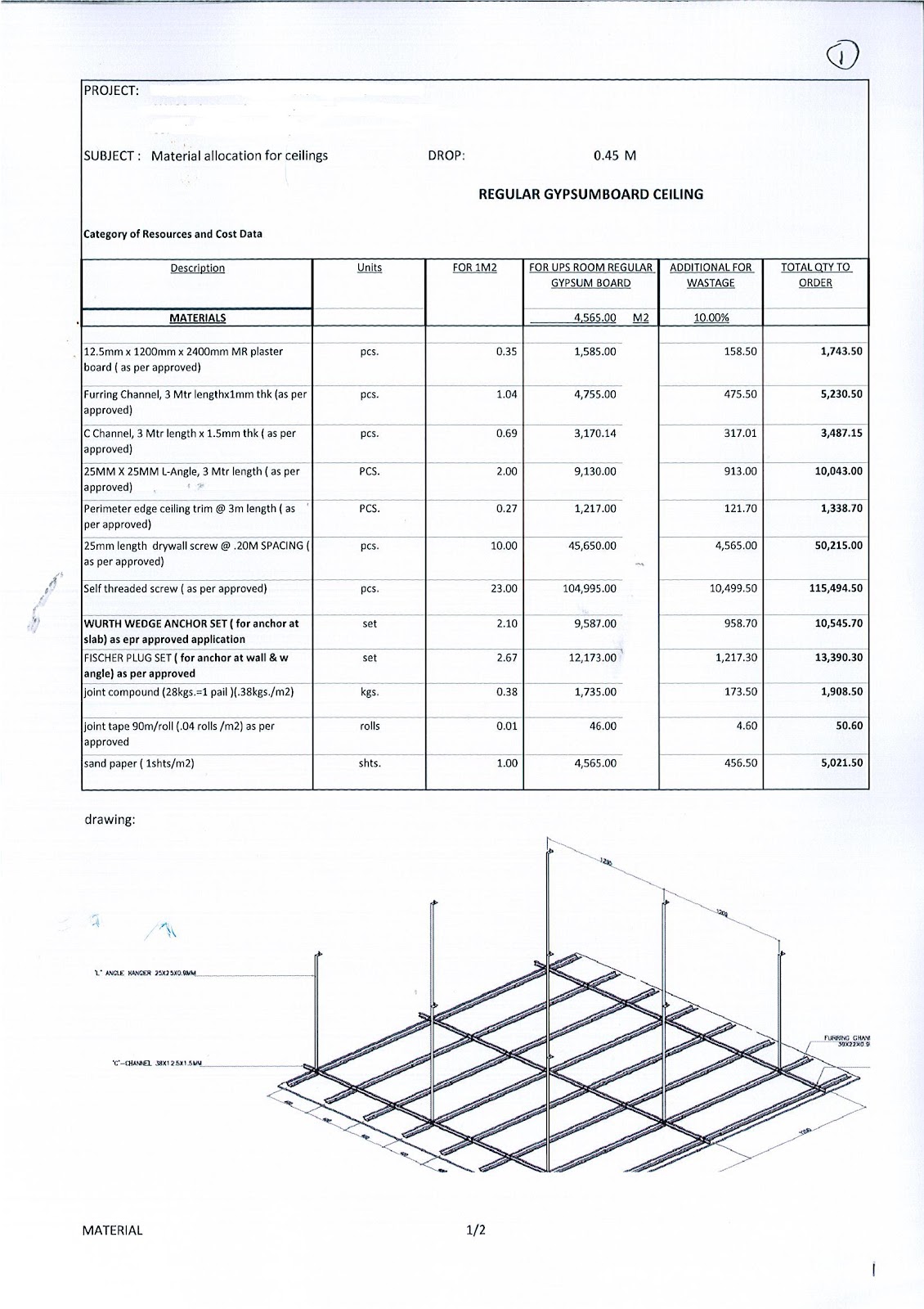 Engineering and Quantity Surveying Topics