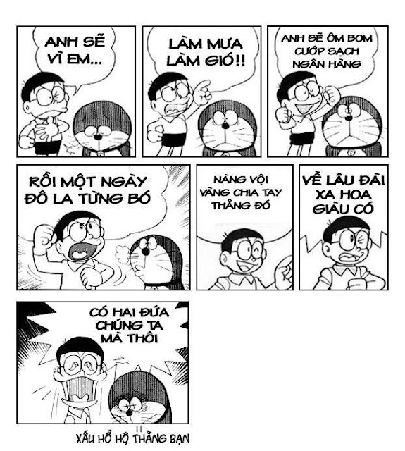 Ảnh chế Doremon hài, Ảnh Doremon chế hài hước nhất